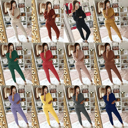 Glamorous New Women's Fashion Solid Color Sweaters