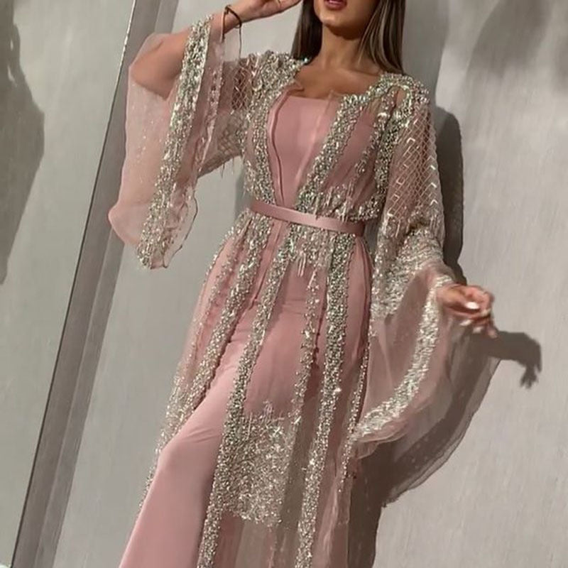 Robe de banquet sexy à grande balançoire pour femmes, robes de mariée