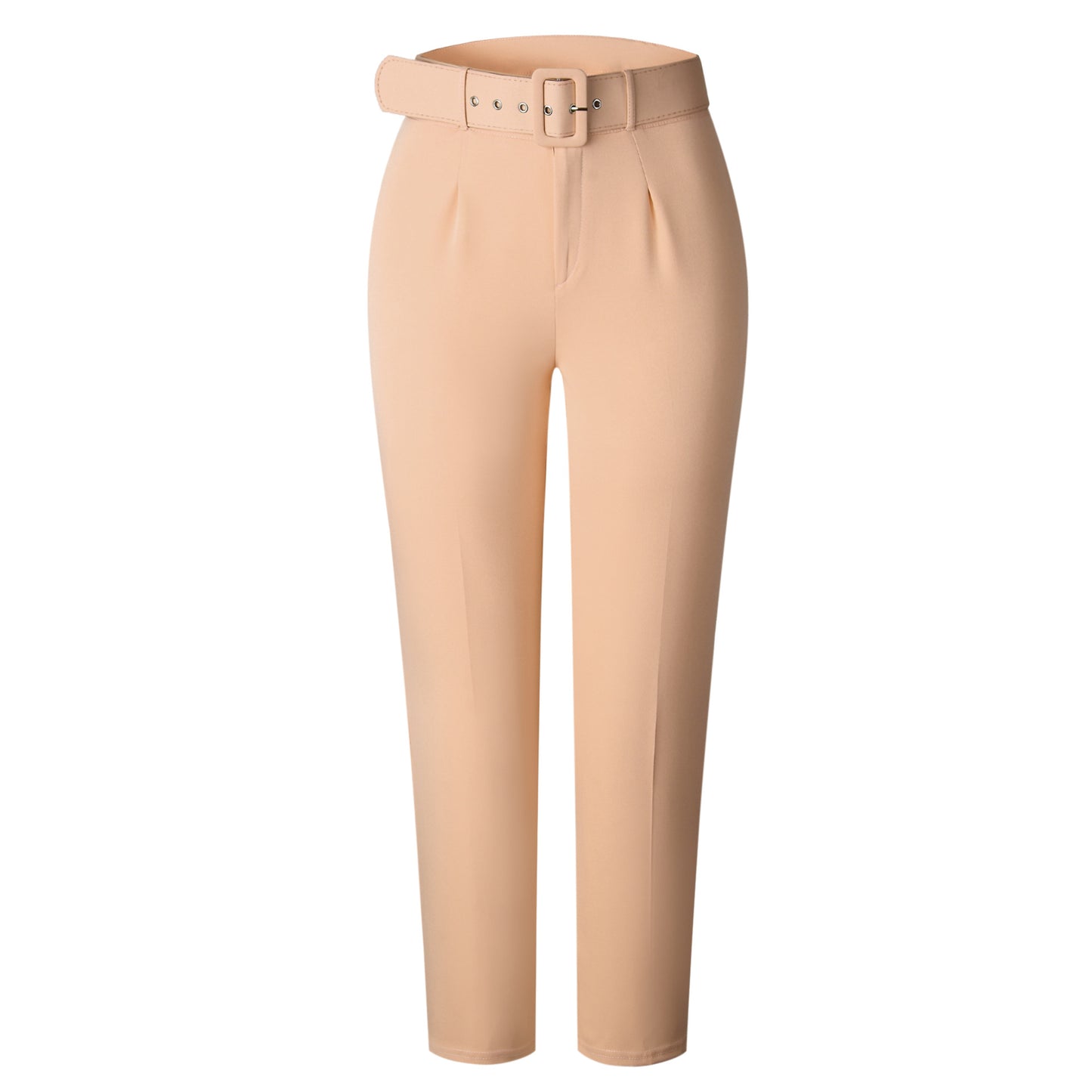 Damen Hose mit hoher Taille und legerer Slim Fit