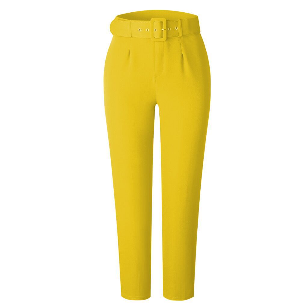 Women's High Waist Casual Slim Fit Slimming Trousers Pants