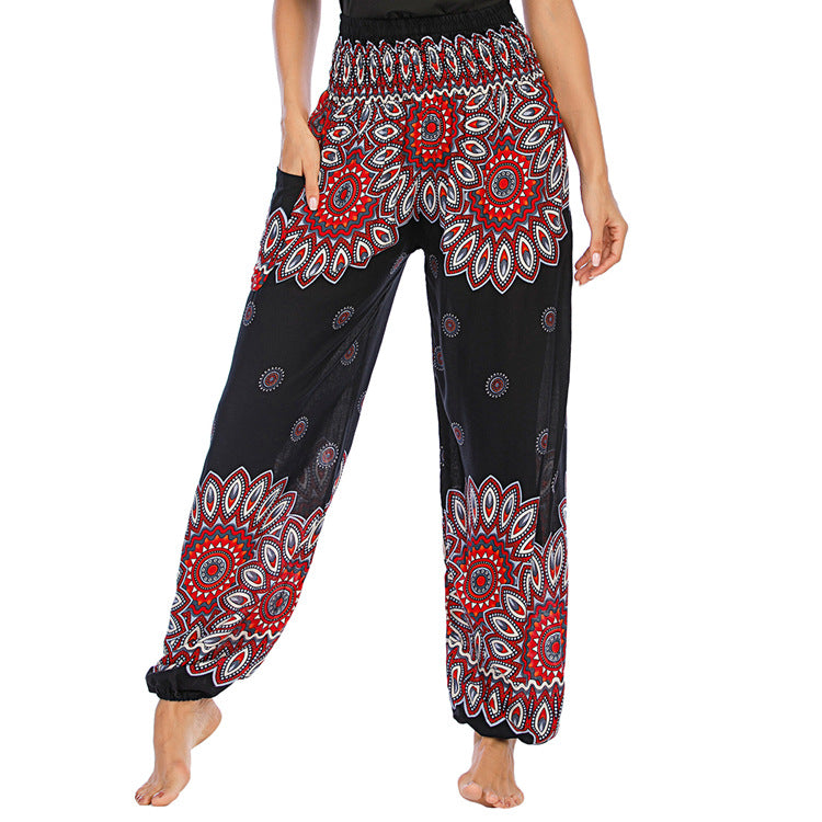 Pantalon de yoga bohémien thaïlandais gracieux