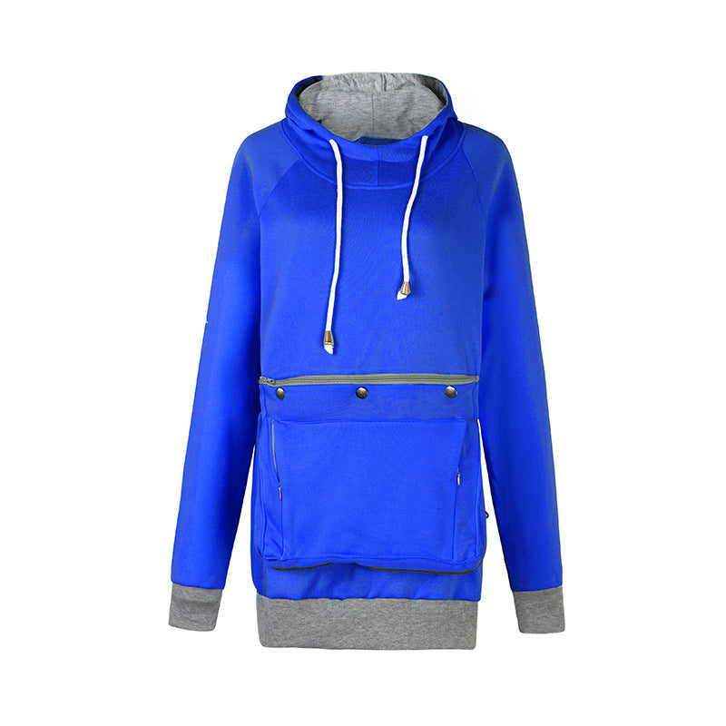 Women's Hooded For Pullover And Fleece Loose Sweaters