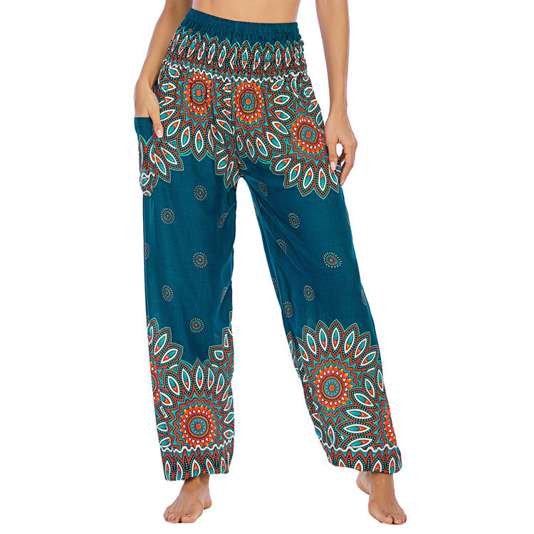 Pantalon de yoga bohémien thaïlandais gracieux