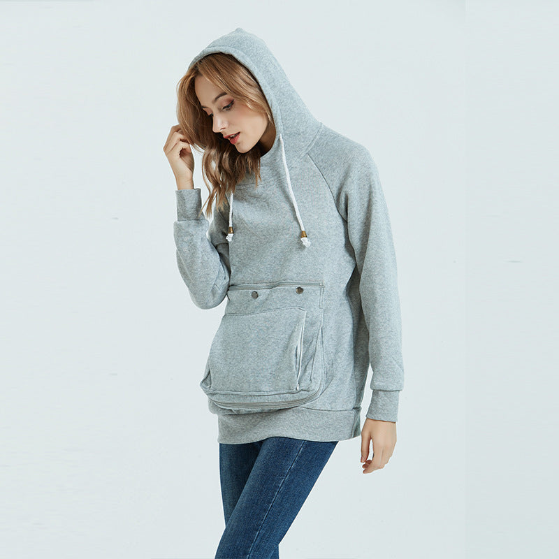 Women's Hooded For Pullover And Fleece Loose Sweaters