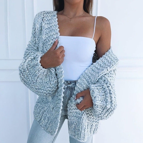 Pretty Creative Women's Long Sleeve Loose Sweaters