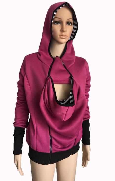 Slouchy Women's Trendy Fashion Three-in-one Hooded Sweaters