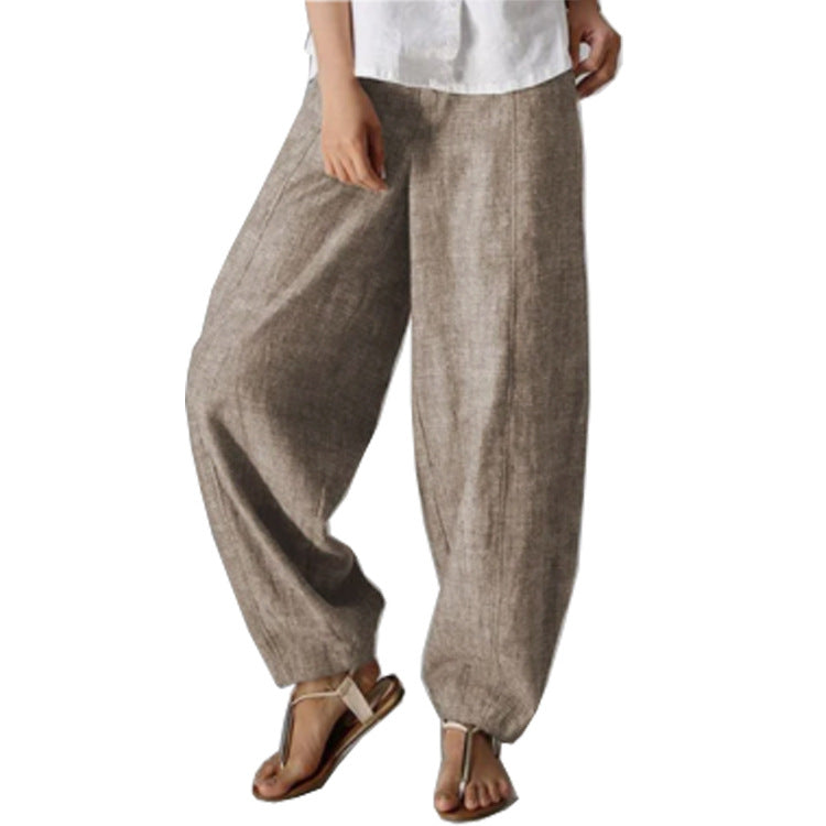 Women's Solid Color High Waist Wide Leg Pants