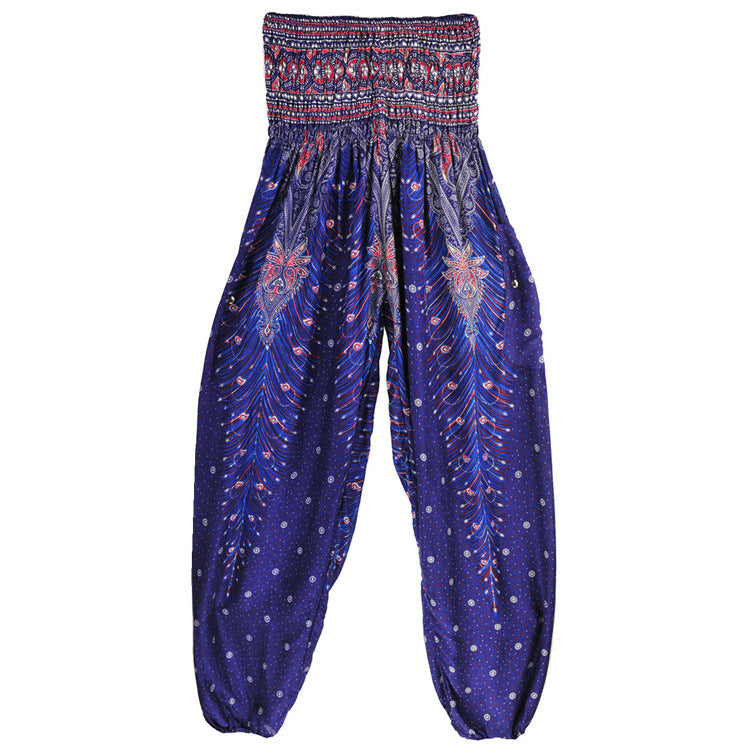 Women's Bohemian Bloomers Yoga Sports Summer Casual Sweatpants