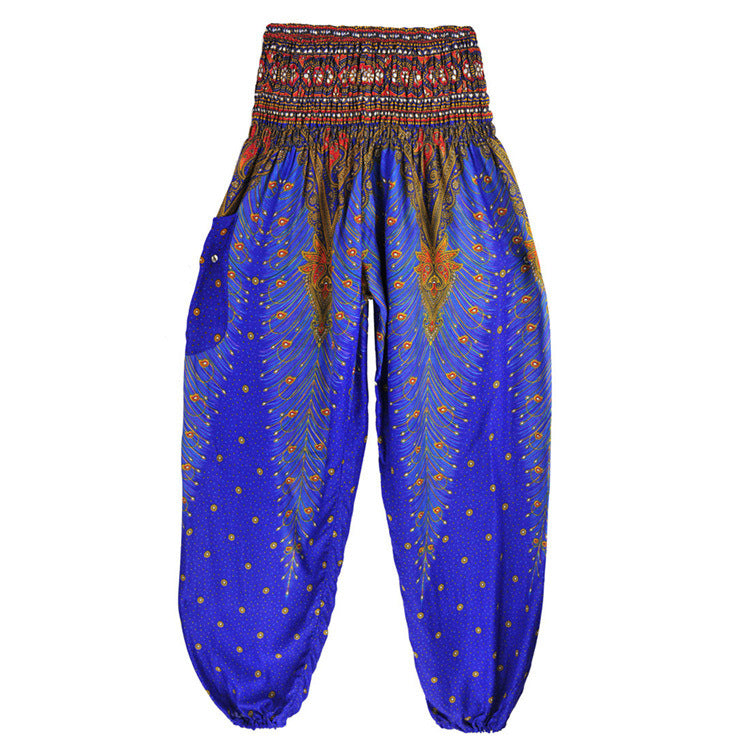 Women's Bohemian Bloomers Yoga Sports Summer Casual Sweatpants