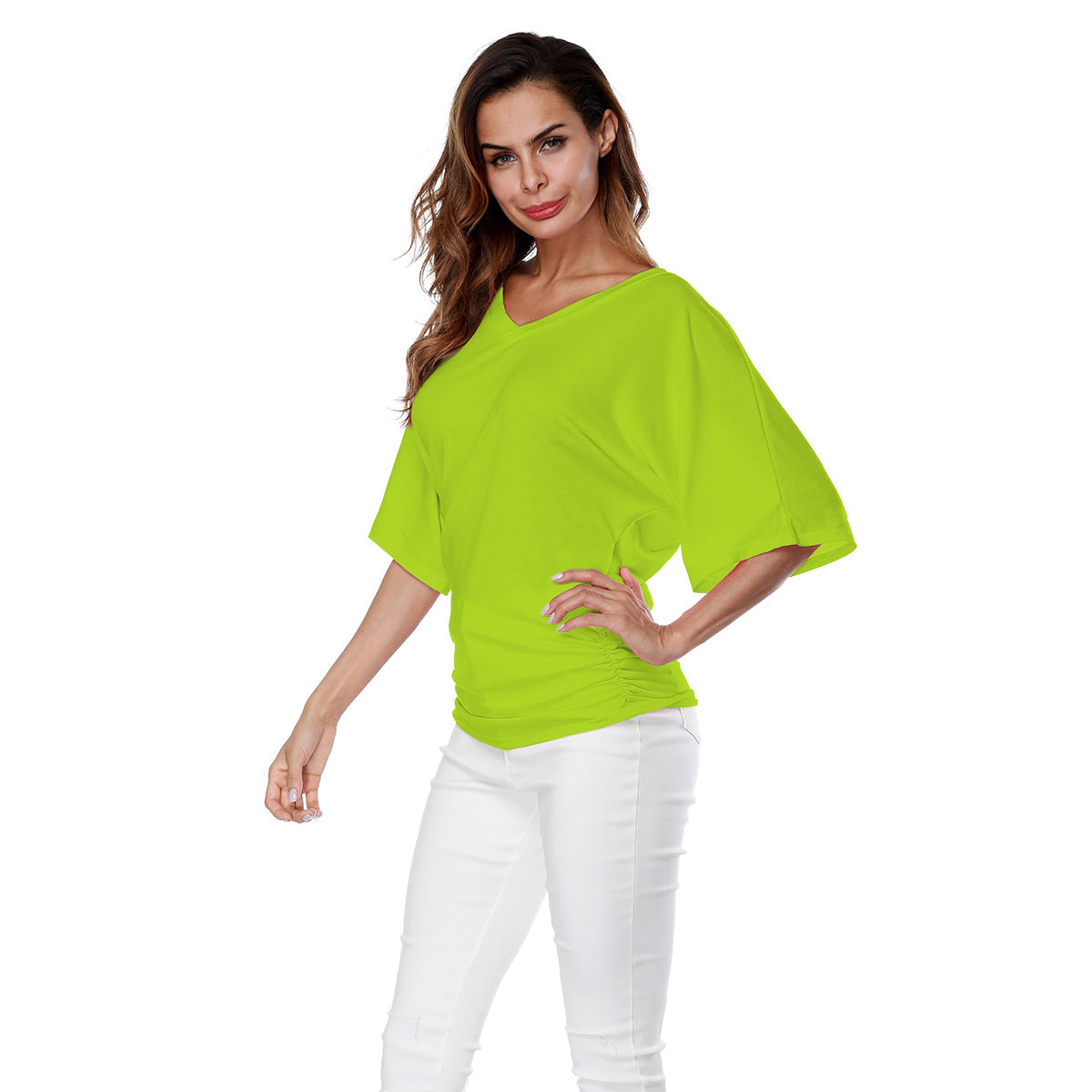 Women's Classic Loose Batwing Sleeve T-shirt Blouses