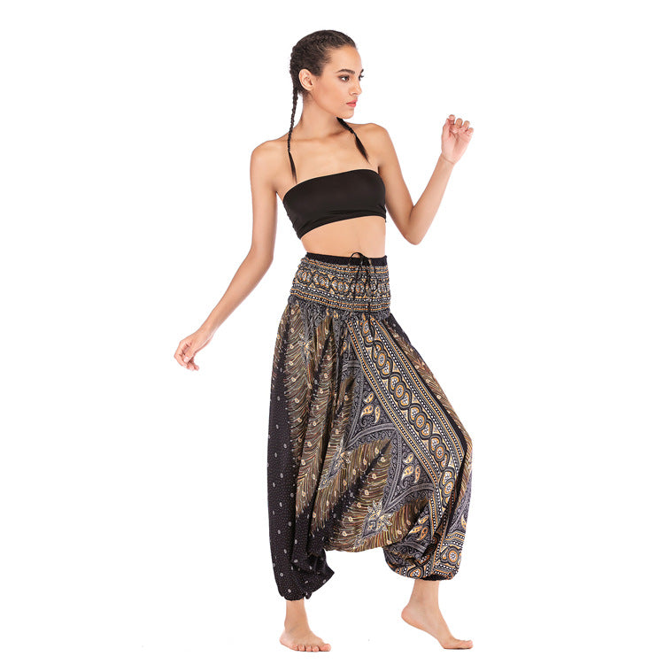 Graceful Glamorous Casual Yoga Big Bohemian Pants