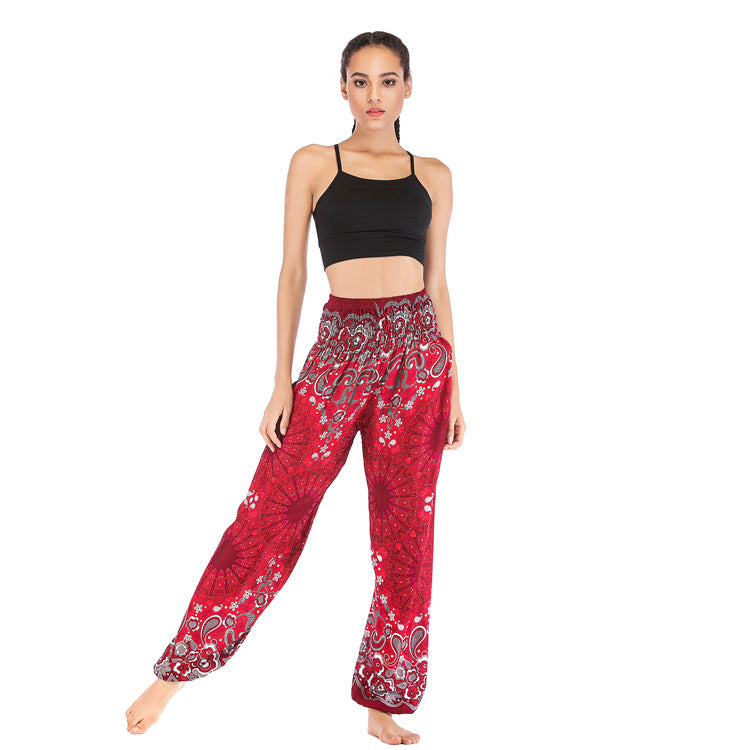 Stilvolle Damen Casual Yoga Bloomers Ethnic Pants