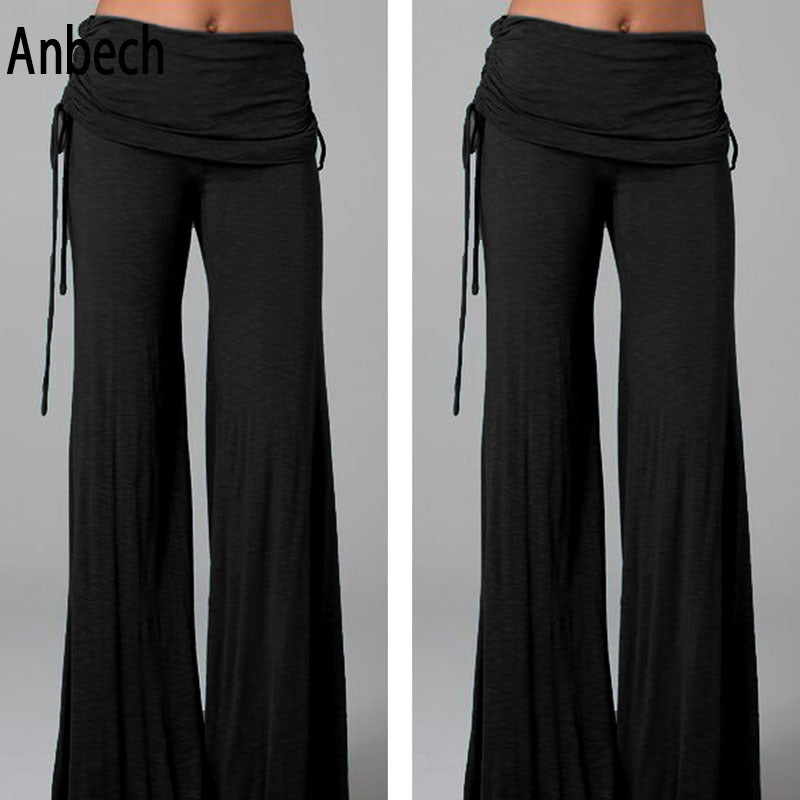 Creative Autumn Loose Flared Wide-leg Trousers Pants