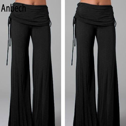 Creative Autumn Loose Flared Wide-leg Trousers Pants