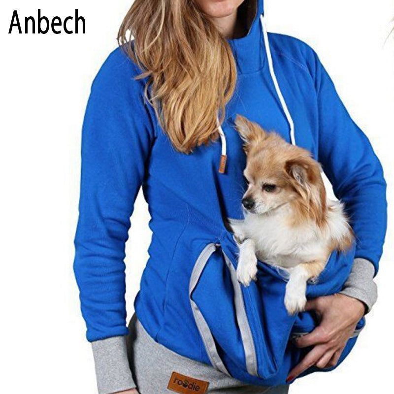 Hunde Katzen Hoodie Große Tasche Sweatshirt Pullover