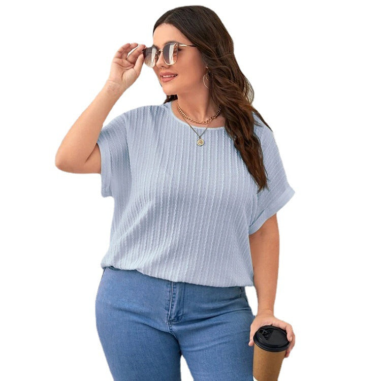 Women's Wear Summer Solid Color Sleeve Blouses