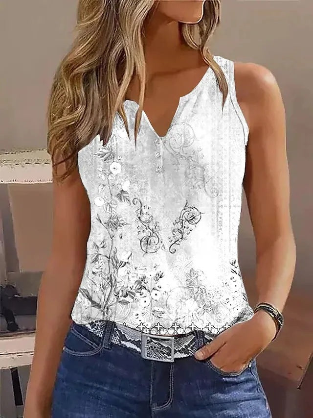 Women's Elegant Classic Popular T-shirt Sling Tops