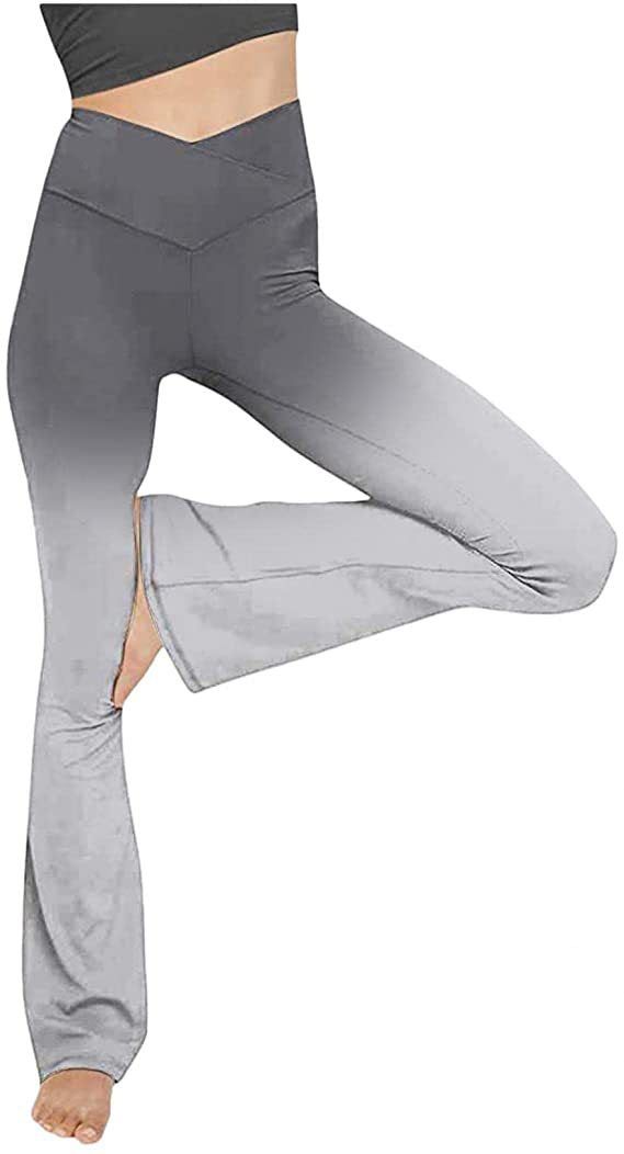 Pantalon décontracté taille haute de couleur unie, coupe slim