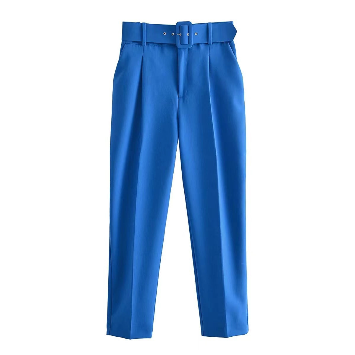 Pantalon décontracté micro élastique coupe slim flatteur