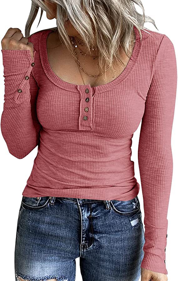 Women's Autumn Button Color V-neck Long Sleeve Vests