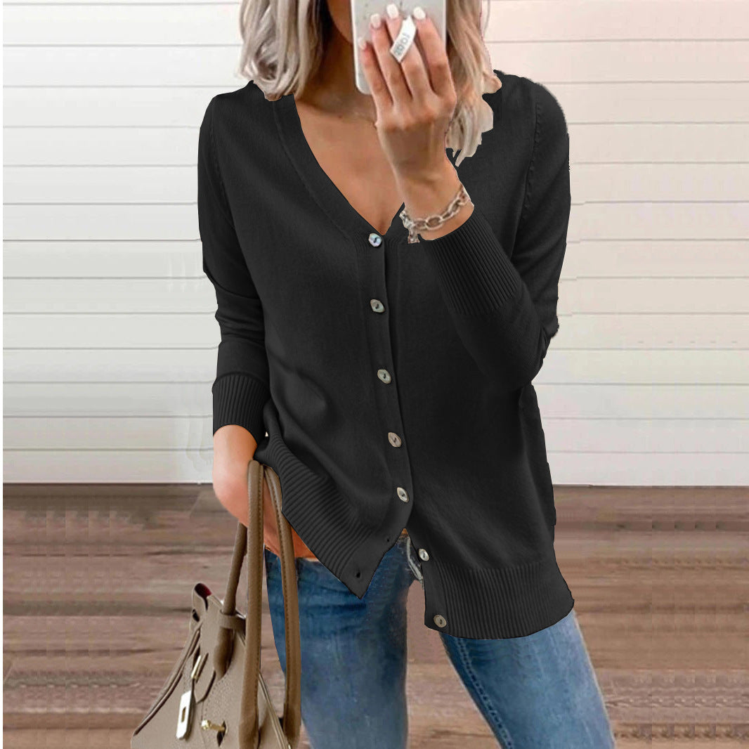 Trendy Classy Women's Stylish Comfortable Button Sweaters