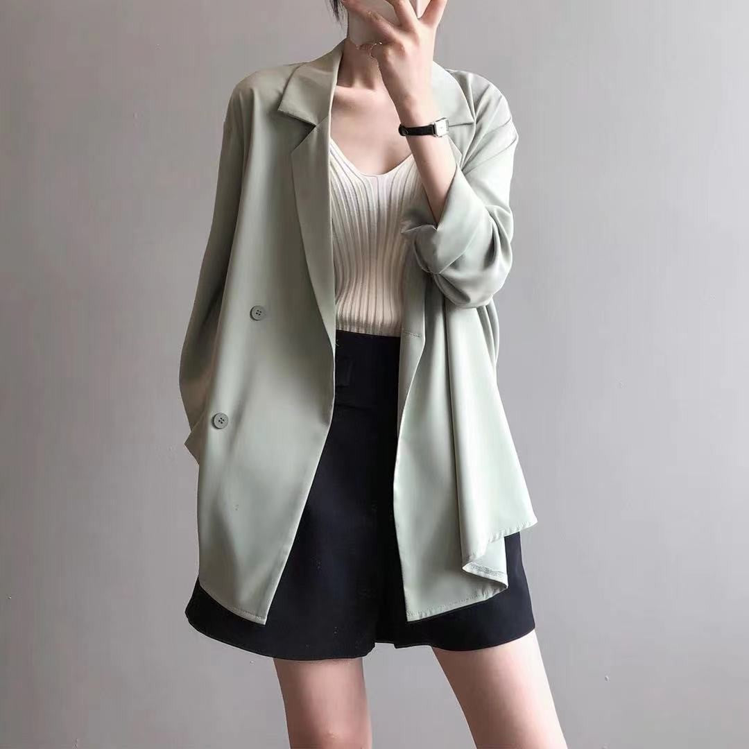 Durable Comfortable Women's Thin Loose Small Blazers