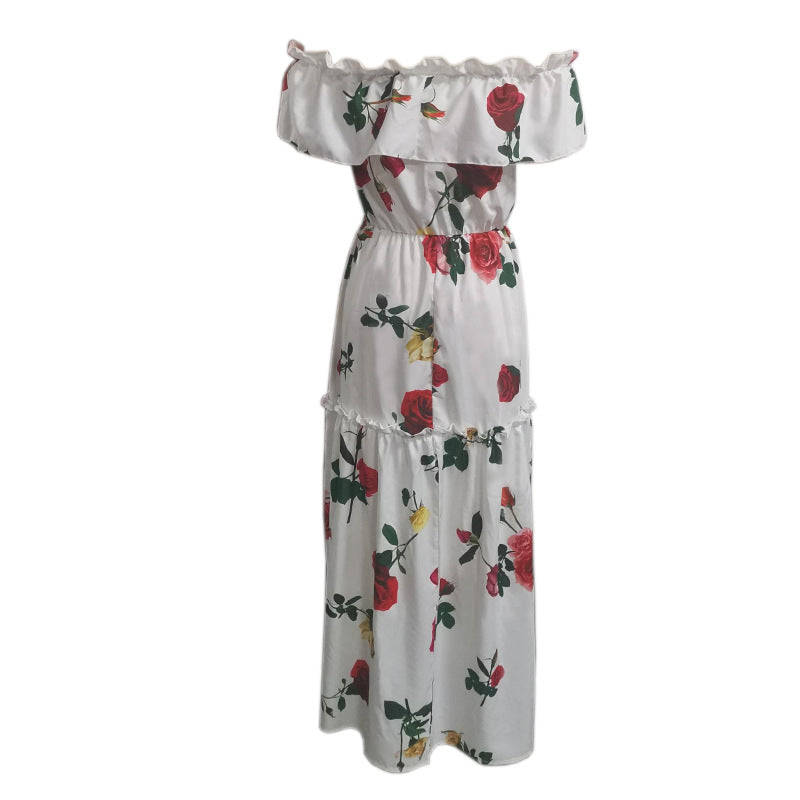 Women's Summer Fashion Print Holiday Dress Dresses