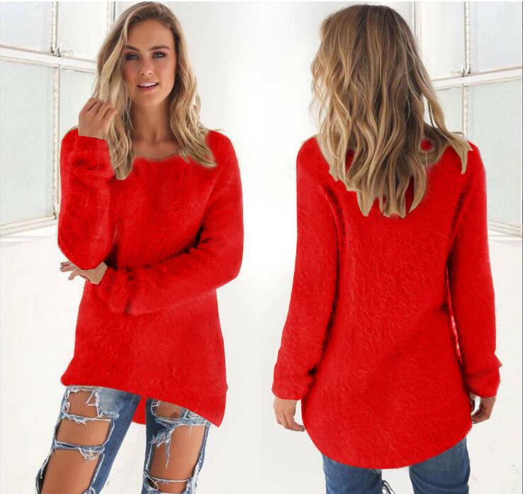 Women's Fashion Solid Color Long Sleeve Tops