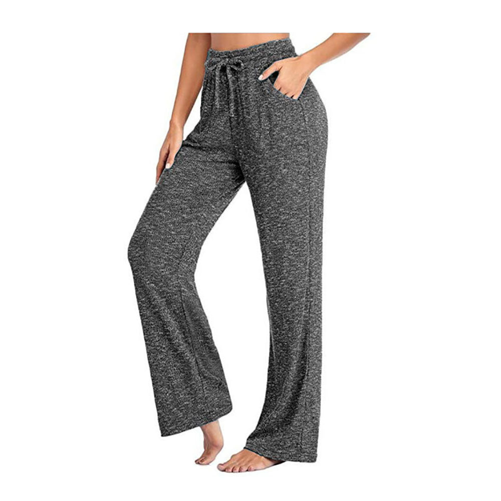 Stylish Women's Casual Yoga Trousers Wide-leg Pants