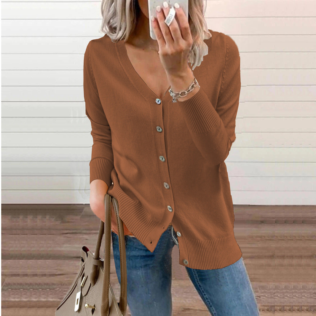 Trendy Classy Women's Stylish Comfortable Button Sweaters