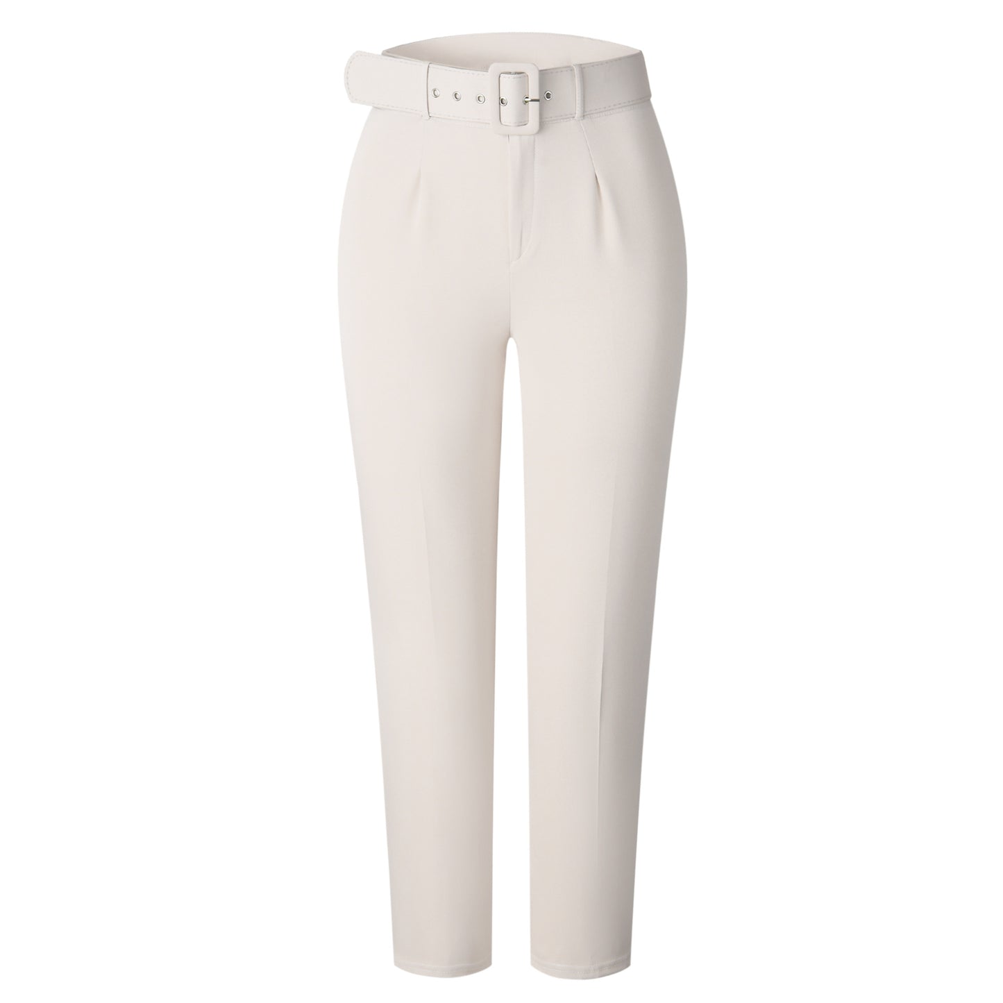 Damen Hose mit hoher Taille und legerer Slim Fit