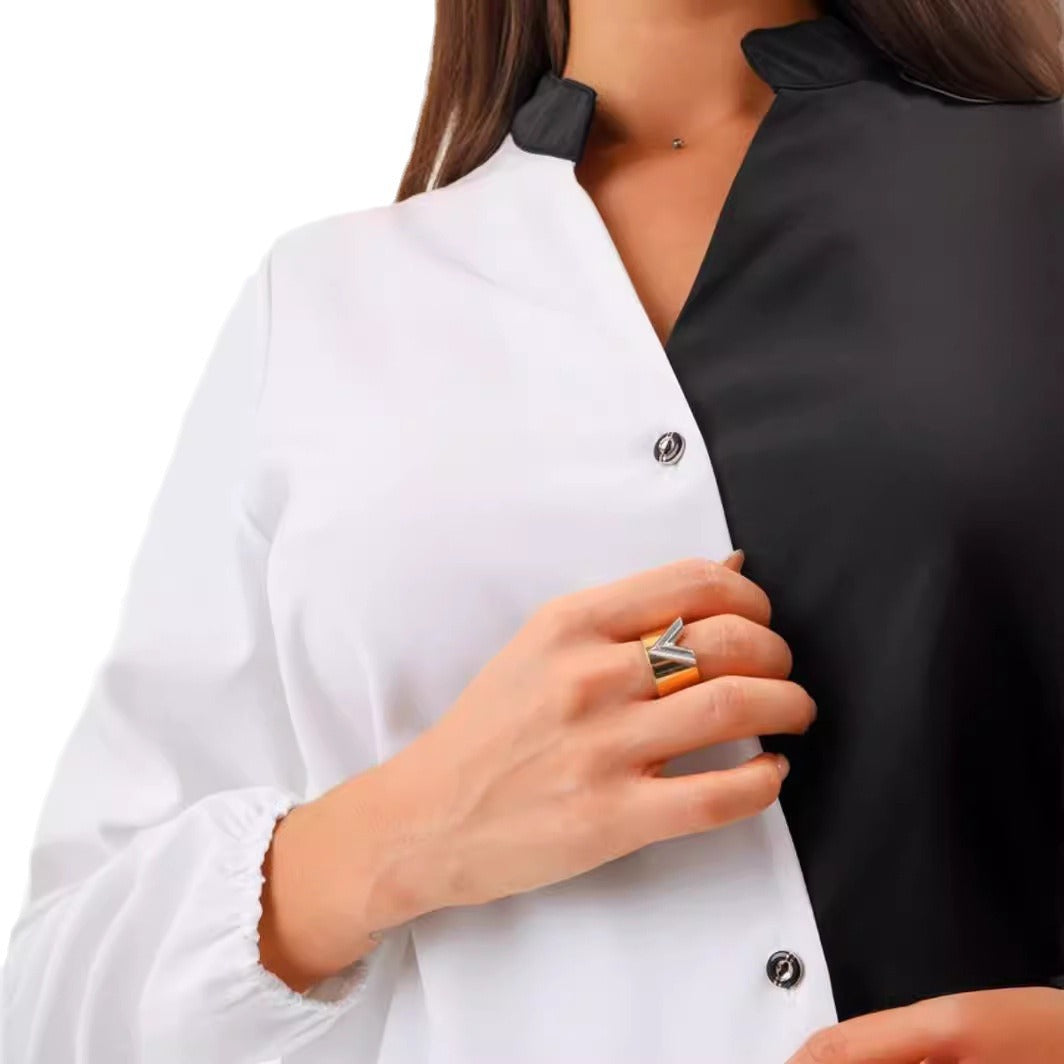 Women's Fashion Business Shirt Spring Temperament Commute Blouses