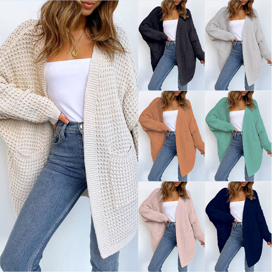 Women's Knitted Loose Woven Large Long Sweaters