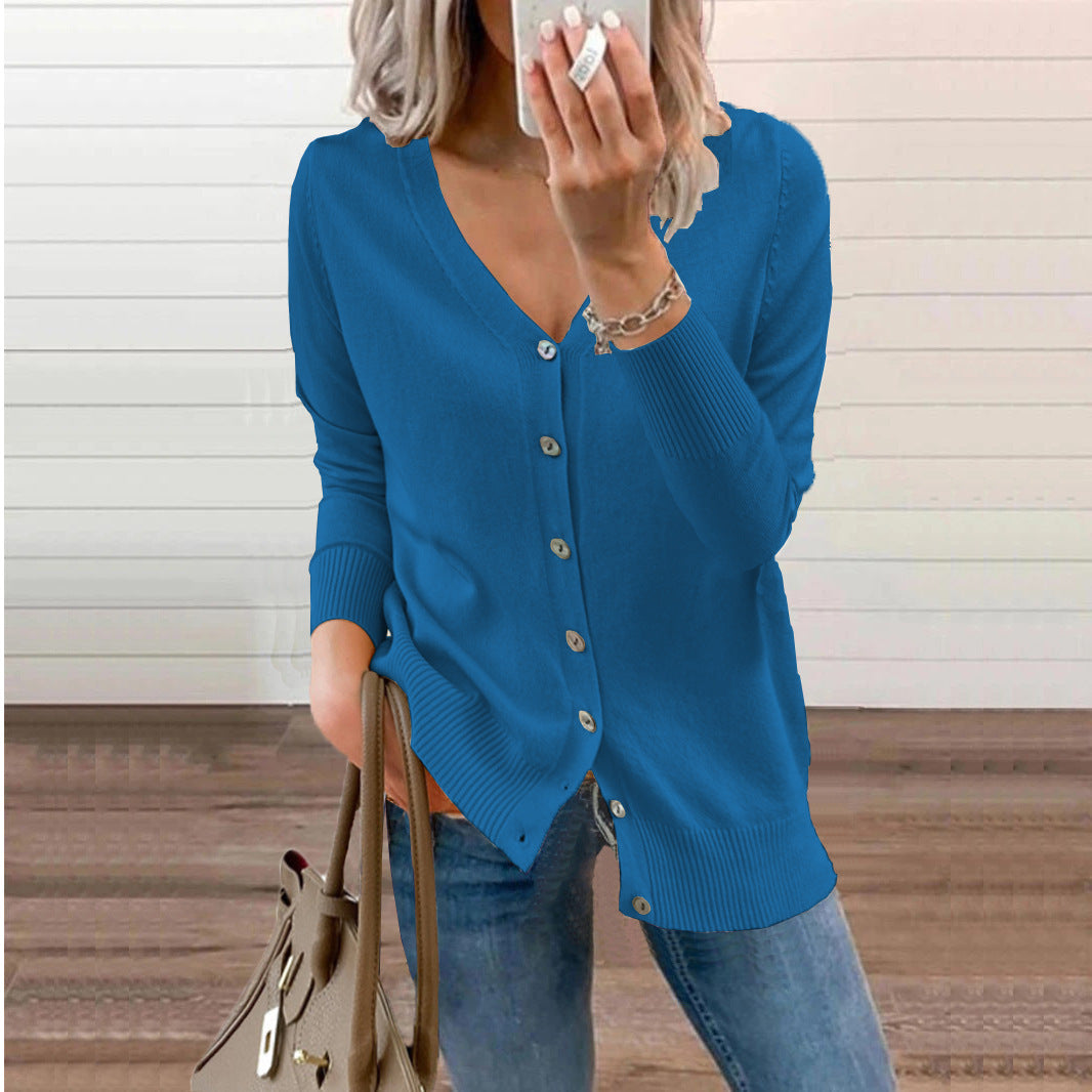 Trendy Classy Women's Stylish Comfortable Button Sweaters