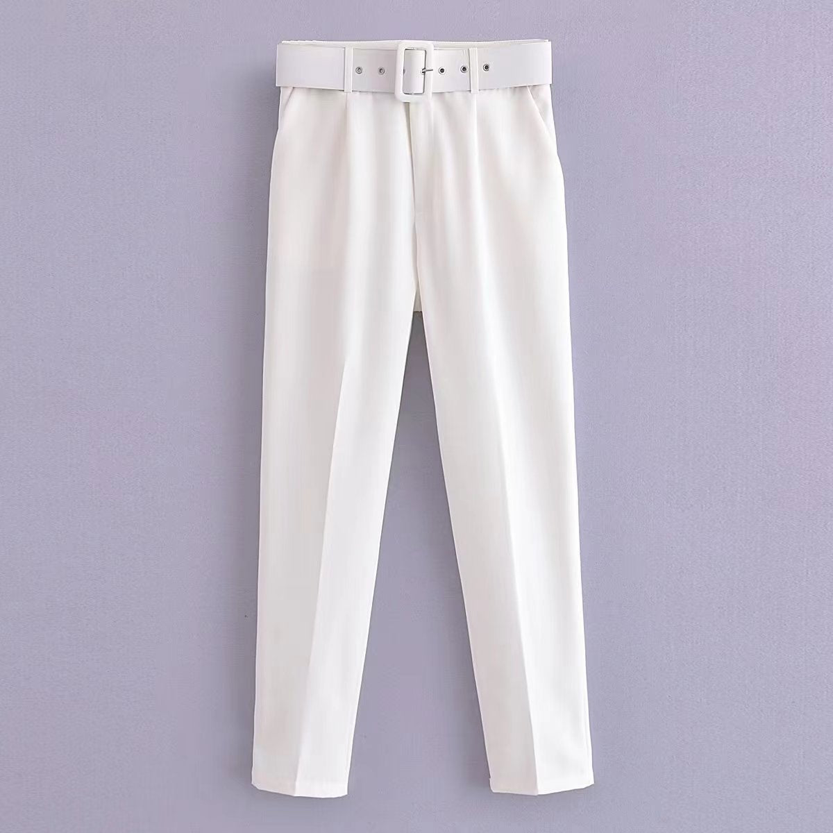 Casual Micro Elastic Slim Fit Figure Flattering Pants