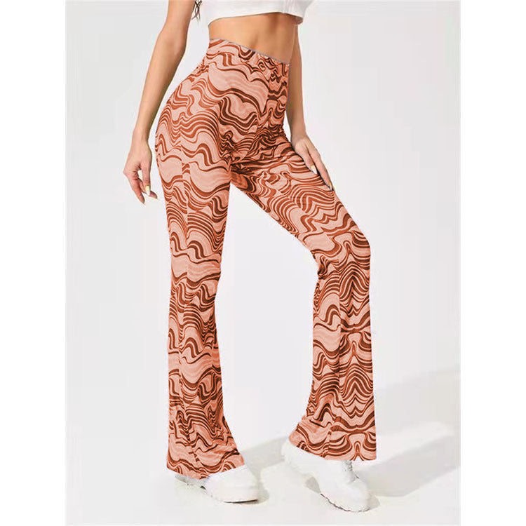 Innovative Women's Ripple Yoga Casual Bell-bottom Pants