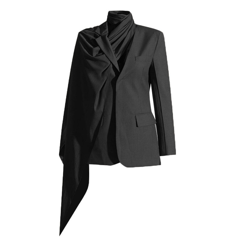 Frühling Modische Elegante Schal Design Lose Blazer