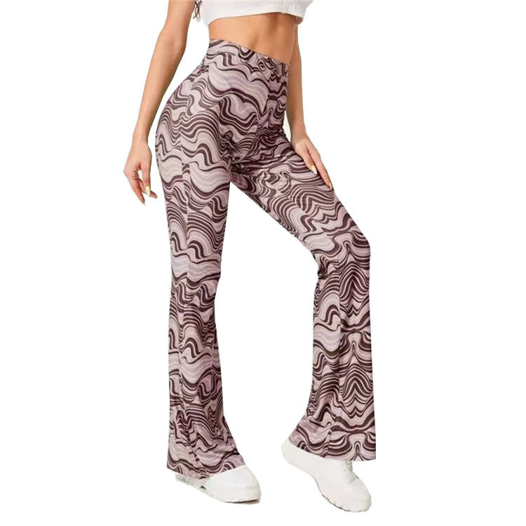 Innovative Women's Ripple Yoga Casual Bell-bottom Pants