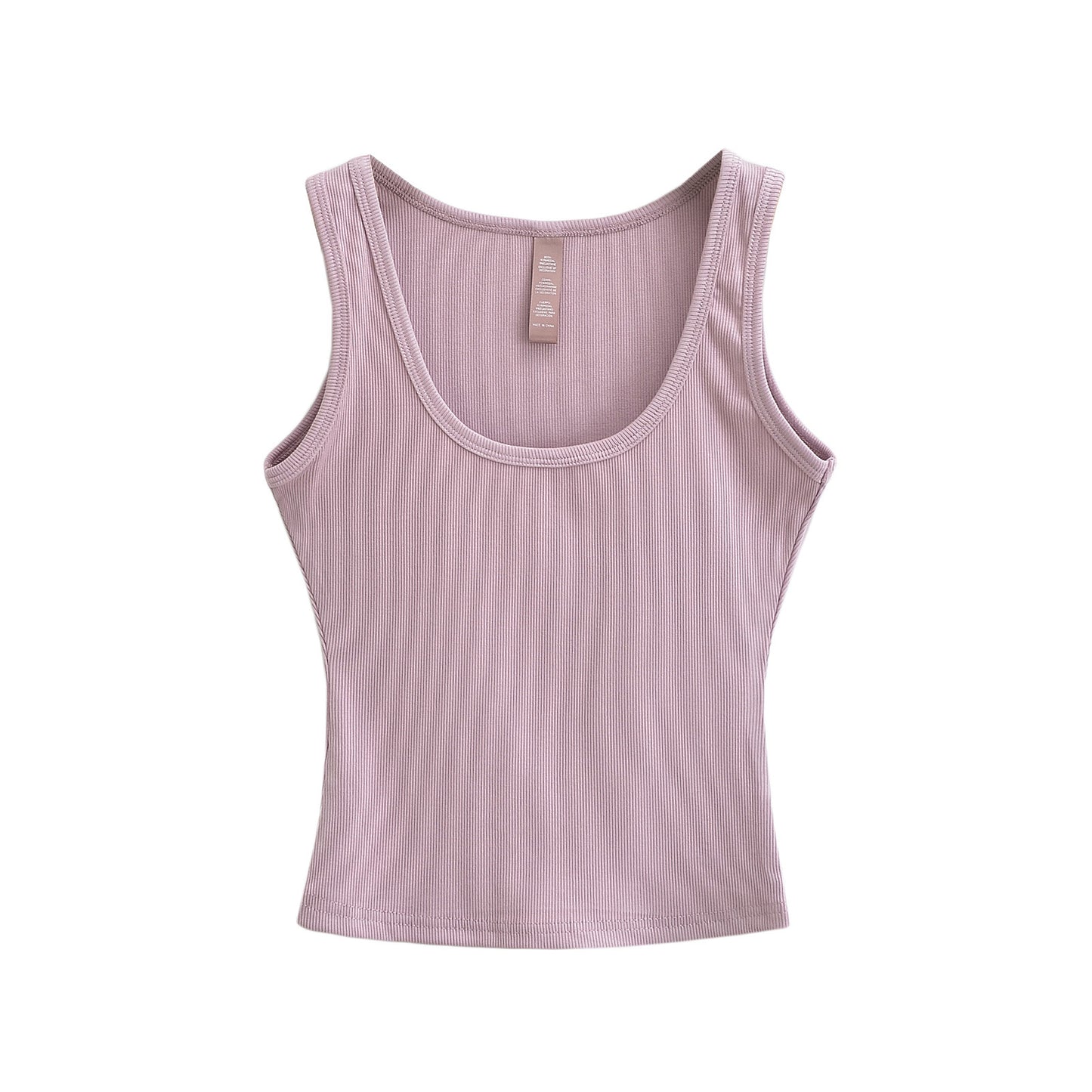 Women's Hot Stretch Sleeveless Pure Color Tight Tops