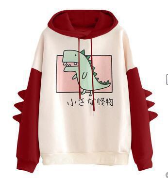 Strapazierfähige Winterpullover für Damen mit Dinosaurier-Print