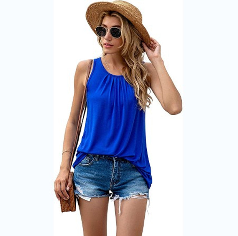 Trendy Casual Women's Cool Button Ladies Tops