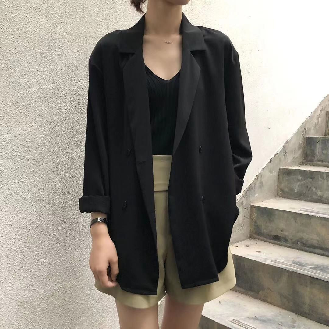 Durable Comfortable Women's Thin Loose Small Blazers