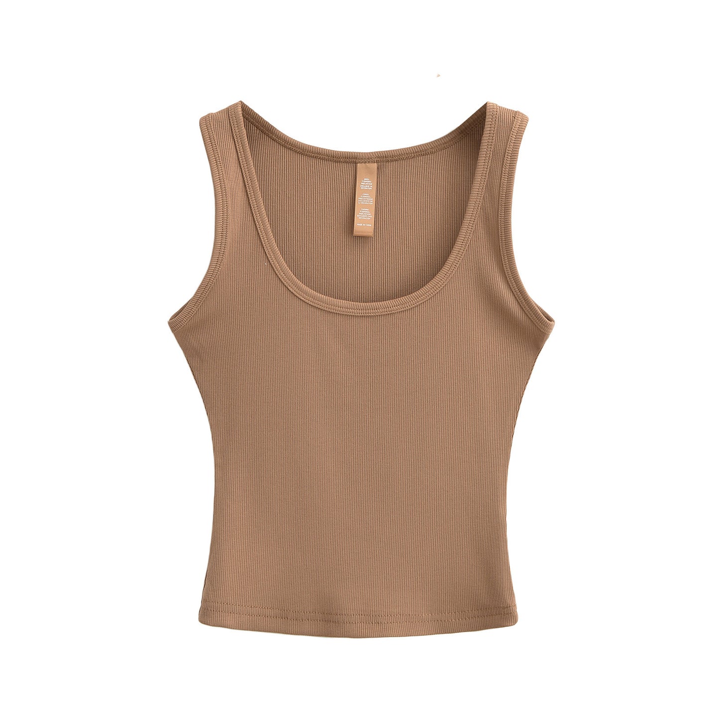 Women's Hot Stretch Sleeveless Pure Color Tight Tops