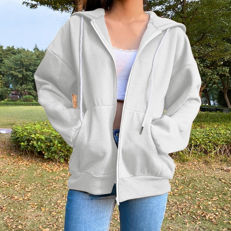 Women's Lined Fashion Long Sleeve Sports Loose Sweaters