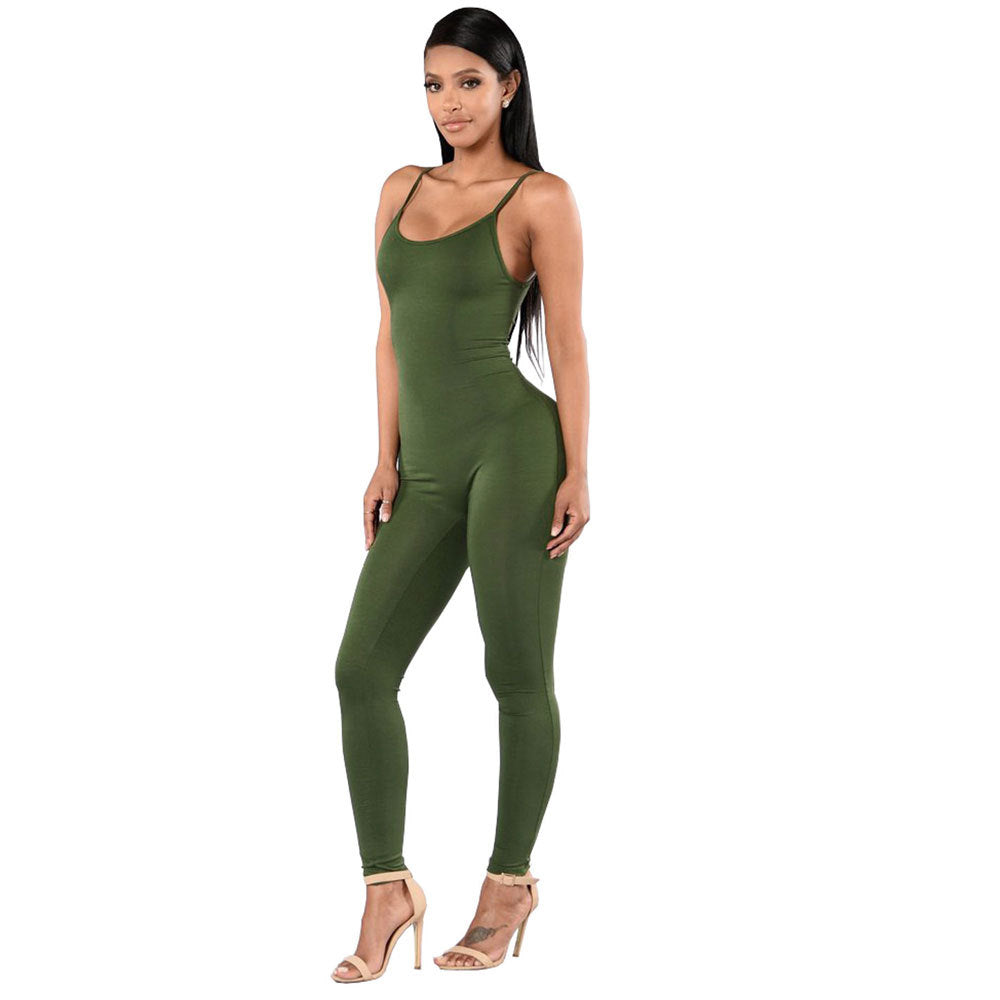 Women's Fashion Sexy Long Tight Backless Sling Pants