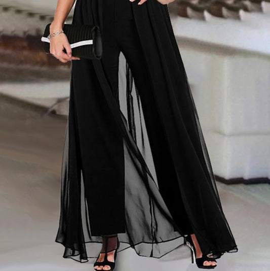 Women's Summer Fashion Printed Strapless High Waist Pants