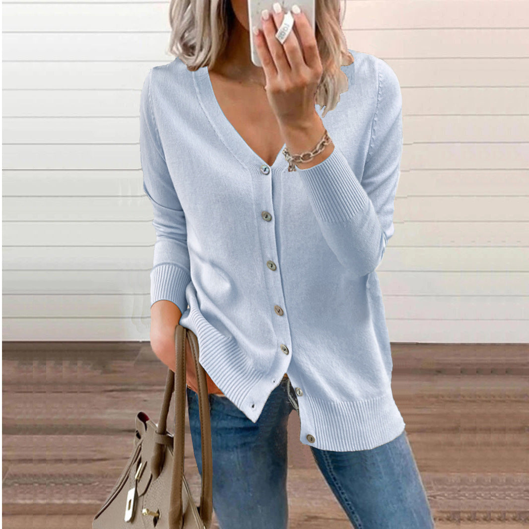 Trendy Classy Women's Stylish Comfortable Button Sweaters