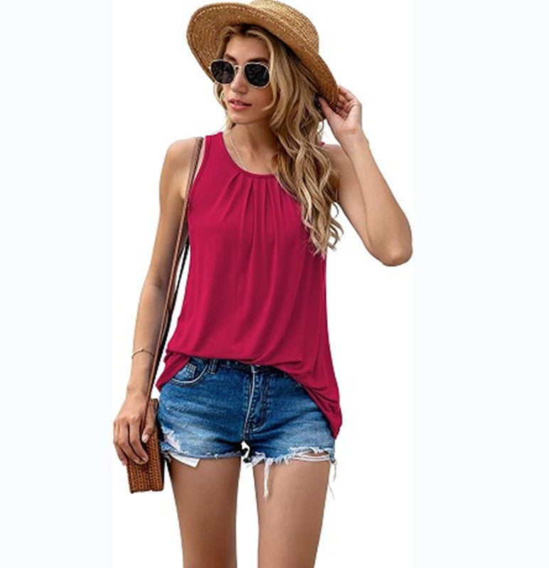 Trendy Casual Women's Cool Button Ladies Tops