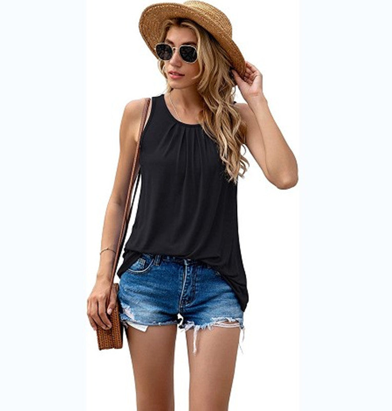 Trendy Casual Women's Cool Button Ladies Tops