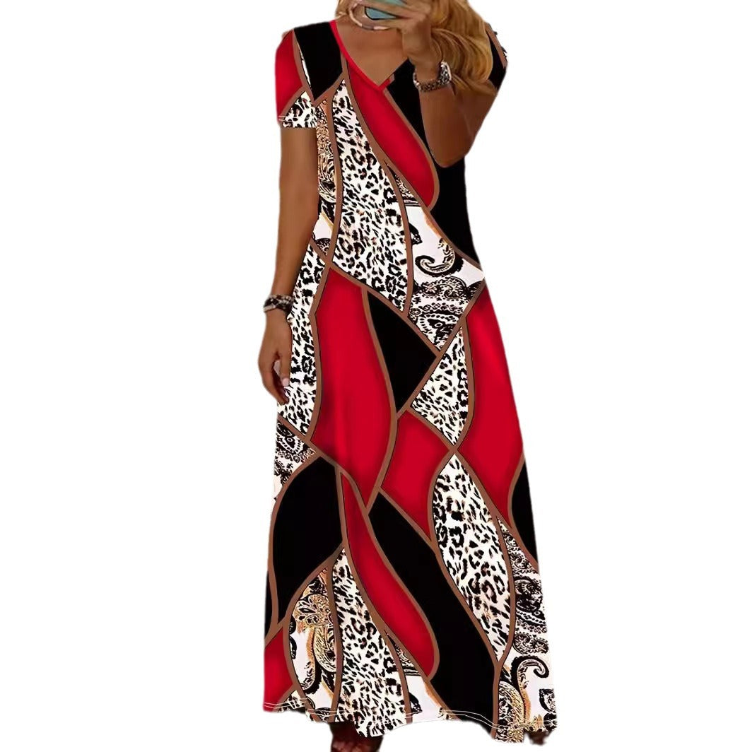 Women's Casual Printed National Fashion Dress Dresses